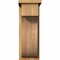 Ekena Millwork Del Monte Rough Sawn Corbel w/Backplate, Western Red Cedar, 8"W x 14"D x 22"H COR08X14X22DEL01RWR - alternate 2